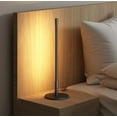 thumbnail image 2 of Ozarke Minimalist Léger LED Table Lamp with Remote Control - Black, 2 of 9