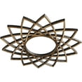 thumbnail image 2 of 24"OD x 9 1/4"ID x 3/4"P Eleanor Architectural Grade PVC Pierced Ceiling Medallion, Antiqued Bronze, 2 of 9