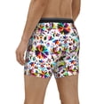 thumbnail image 3 of Rocae Mexican Bright Style for Stretch Moisture-Wicking Underwear,Men's Underwear Boxer Briefs XX-Large, 3 of 9