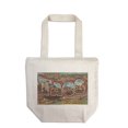 thumbnail image 1 of Taos, New Mexico, Large Letter Scenes (100% Cotton Canvas Reusable Tote Bag), 1 of 3