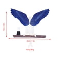 thumbnail image 5 of Angel Wing Statues Decoration Tridimensional Resin Crafts Background Ornaments for HomeBlue L 20, 5 of 5