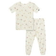 thumbnail image 5 of Modern Moments by Gerber Toddler Neutral Super Soft Tight Fitting Pajama Set, 2-Piece, Sizes 12 Months - 5T, 5 of 12