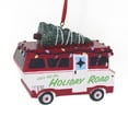 thumbnail image 4 of Lets Hit the Holiday Road Red and White Camper Christmas Holiday Ornament, 4 of 4