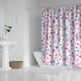 thumbnail image 3 of Waterproof Pioneer Shower Curtain 72x84 Inch Polyester Unique Cute Floral Shower Curtain for Bathroom Hotel Home Decor with 12 Plastic Hooks, 3 of 5