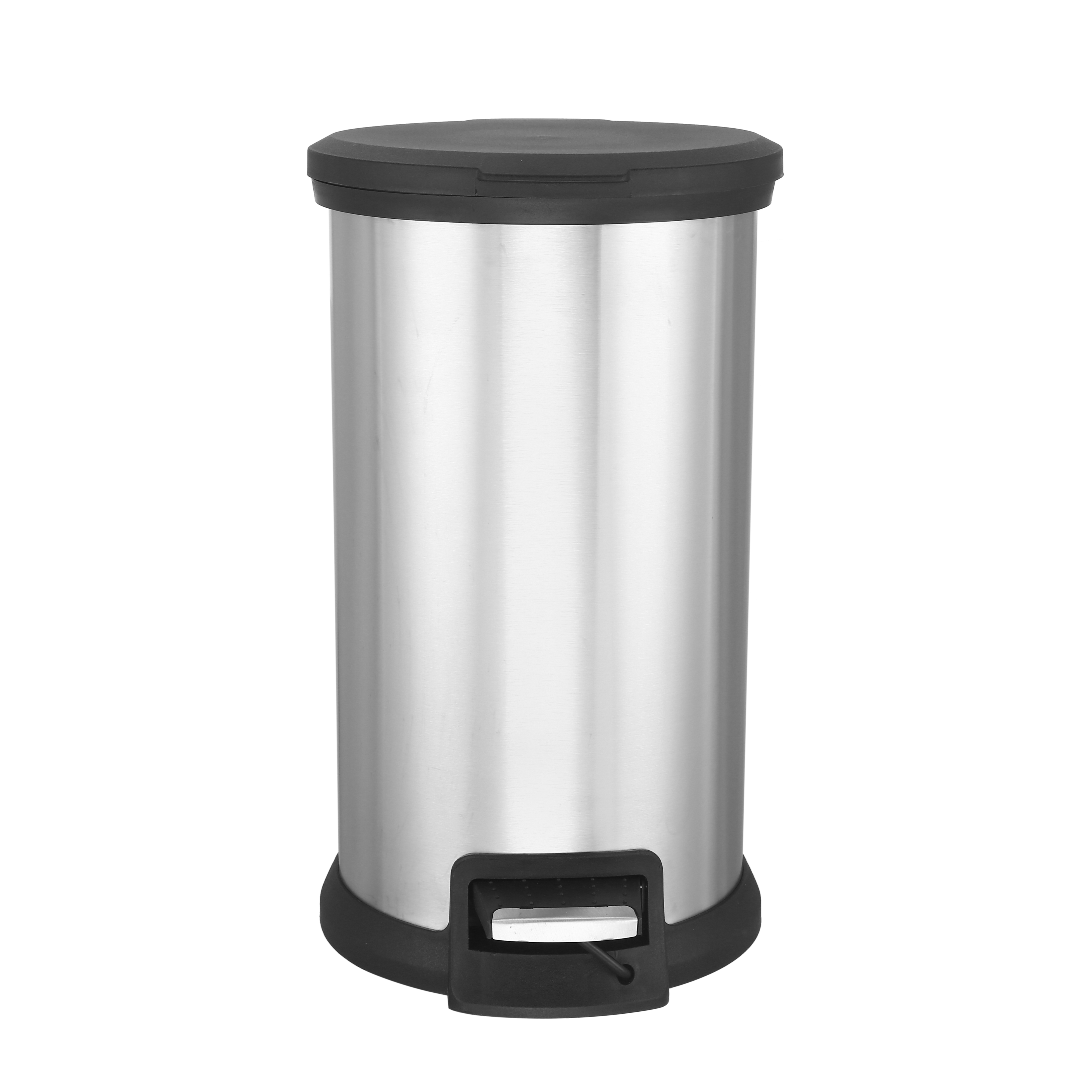 3.1 Gallon Stainless Steel Step On Trash Can Home Office Garbage