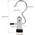thumbnail image 3 of 10pcs Clothes Clips, Stainless Steel Portable Laundry Hanging Hook, Boot Clips Hanging Clothespins Hanger, Clothespins Travel Hom, 3 of 5