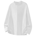 thumbnail image 2 of Afdoent Mens Long Sleeve T-Shirt Retro T Shirt Oversized Top Fall Fashion Casual Streetwear Tee Shirt Vacation Soft Top, 2 of 4