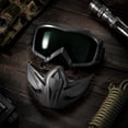 thumbnail image 5 of Mask | Full Face Protective Gear for Paintball Outdoor Sports | Black Face Mask with Uv Protection | Great Gift for Airsofter | 7.5 X 7 in, 5 of 9