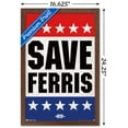 thumbnail image 3 of Ferris Bueller's Day Off - Save Ferris Wall Poster, 14.725" x 22.375", Framed, 3 of 6
