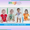 thumbnail image 3 of Disney Minnie Mouse St. Patrick's Day Bodysuit Newborn to Infant, 3 of 5