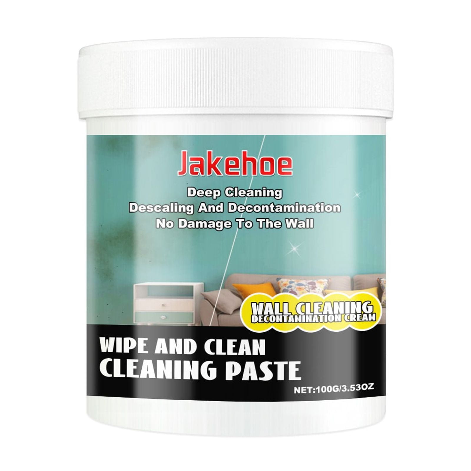 Harlier White Paint for Walls, Multi Surface Touch Up Paint, Interior and Exterior House Appliance Paint for Stains, Scratches, Yellowing, Water-Based, Ready to Use (100g/3.53oz)