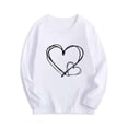 thumbnail image 1 of Camiseta de Manga Larga Impresa para Niños, Top de Cuello Suelto para Chicos Y Niñas, Ropa Diaria, Escuela, Viajes Y Regalos de Vacaciones, 1 of 9