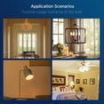 thumbnail image 3 of FLSNT LED Light Bulb 4.5W(60Watt Eqv.) B11 Candelabra Bulb E26 Base,Dimmable,Soft White, 12 Pack, 3 of 9