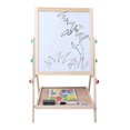 thumbnail image 2 of 2 in 1 Double Sided Wooden Drawing Board for Baby and Kids, 2 of 4