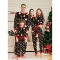 thumbnail image 1 of Conjunto de pijamas para niños, ropa de casa de algodón con patrón de árbol de Navidad de Papá Noel, trajes de bebé para niños pequeños, 1 of 4