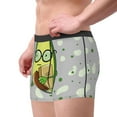 thumbnail image 4 of Kll Avocado With Glasses Men'S Cotton Boxer Briefs Underwear-Large, 4 of 9