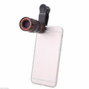 Universal 8X Zoom Lens Optical Clip Telephoto Telescope Cell Phone Camera Lens