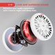 thumbnail image 3 of Subwoofer de audio marino para exteriores Pyle PLMRW10 de 500 W, color blanco, 3 of 7