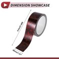thumbnail image 4 of Unique Bargains Pinstripe Tape 40mmx8.5m Forging Pattern Car Stripes Pinstripe Decals for Car Motorcycle and Boat Racing Stripes DIY Stickers Red 1 Pcs, 4 of 7