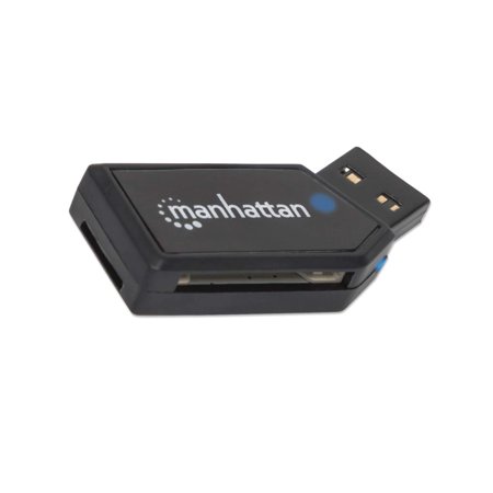 UPC: 0766623101677 | Manhattan 24-in-1 Mini USB 2.0 Multi-Card Reader/Writer – For SD  microSD and MMC cards