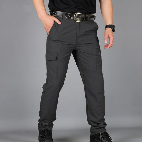 CHUANK Summer Cargo Pants Men Pants Streetwear Jogger Trekking Hiking Mountain Work Tourism Trousers