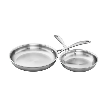 

ZWILLING Spirit 3-ply 2-pc Stainless Steel Fry Pan Set