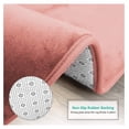 thumbnail image 4 of KriKac Bathroom Rugs, Velvet Memory Foam Bath Mat, Non-Slip, Machine Washable Bath Rugs - Dries Quickly, Ultra Soft Plush Bath Mats for Bathroom, 20 x 32, Misty Rose, 4 of 6