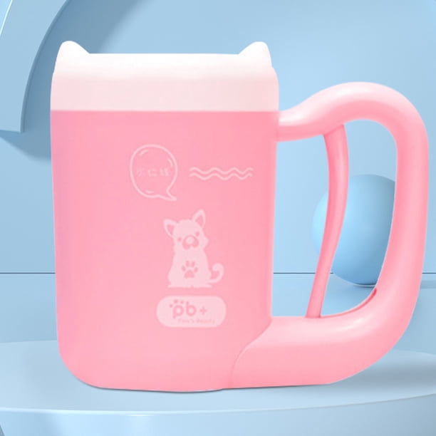 Taza limpiadora de patas de perro toalla suave para mascotas lavadora de pies regalos portátiles para mascotas para dueños de perros Hugtrwg Para estrenar