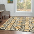 thumbnail image 4 of Linon Trio Collette Hand Tufted Polyester 5'x7' Rug in Gray, 4 of 4