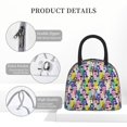 thumbnail image 4 of Rocae Llamas Colorful for Leakproof Lunch Box for Adults, Wide Opening Lunch Tote Bag, Reusable Lunch Cooler Bag, 4 of 6