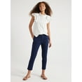 thumbnail image 3 of Free Assembly Women’s Cotton Ruffle Shirt with Short Sleeves, Sizes XS-XXL, 3 of 5