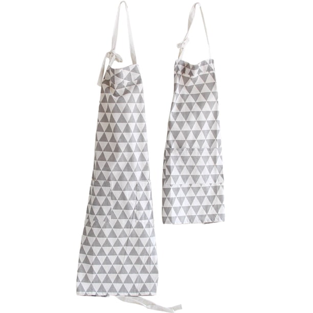 Delantal Ficarrico para padres e hijos con bolsillo, delantal de chef ajustable para cocinar, hornear y pintar