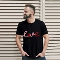 thumbnail image 2 of Valentine's Day Fashion Casual Print Crew Neck Short Sleeve T Shirt (man), 2 of 2