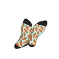 thumbnail image 5 of Vsdgher Cartoon Carrot Unisex Crew Socks Lightweight Breathable Ventilation Ankle Socks, Mid-calf socks for Daily, 5 of 7