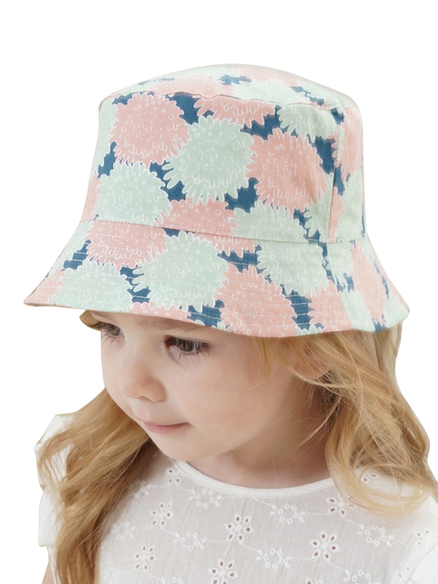 Toddler Baby Girls Bucket Hat, Summer Wide Brim UV Protection Swim