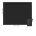 thumbnail image 3 of Indoor/Outdoor Tent Carpet Mat, Protective Outdoor Rugs Patio Camping Travel Camping Carpet,100×140cm(Black), 3 of 9