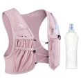 thumbnail image 1 of Chaleco de hidratación para running Zelvot con soft flask de 500 ml, rosa, talla M/L, 1 of 9