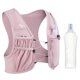 thumbnail image 1 of Chaleco de hidratación para running Zelvot con soft flask de 500 ml, rosa, talla M/L, 1 of 9