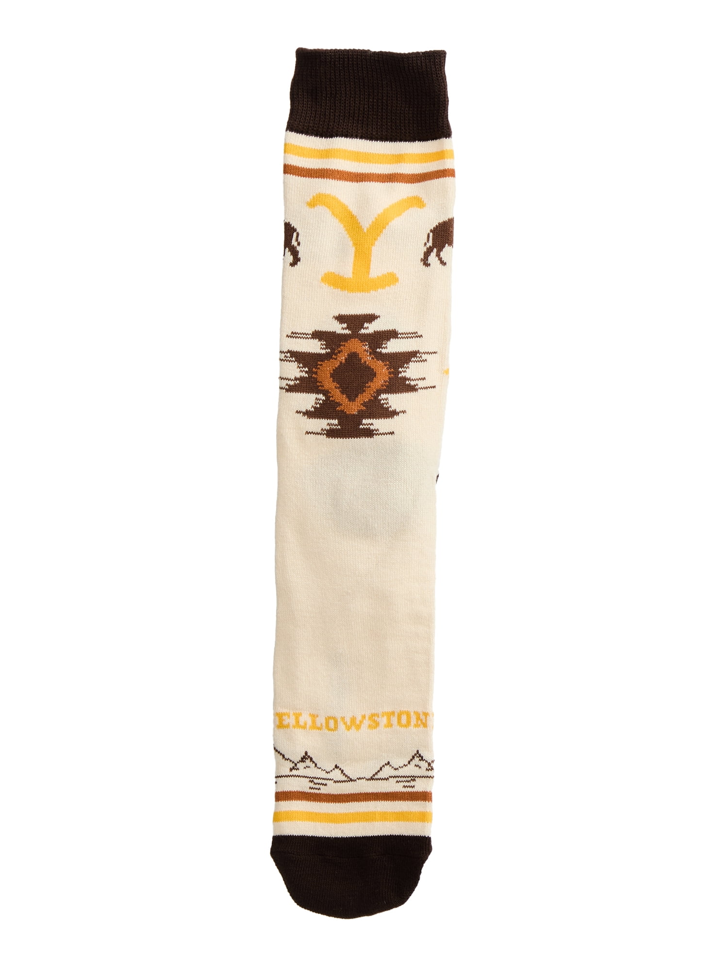 Yellowstone Men's Crew Socks, 3-Pack