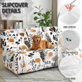 thumbnail image 4 of Xoenoiee Abstract Boho Geometric Art Print 8 Pieces Recliner Sofa Covers Stretch Soft 3 Seats Couch Cover Anti-Slip Sofa Slipcover Furniture Protector with Elastic Bottom for Kids Pet, 4 of 7
