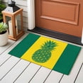 thumbnail image 5 of Pineapple Washable Small Entryway Area Rugs 2'x3', Summer Beach Low Pile Throw Rug Non-Slip Sturdy Edge Binding Carpet for Front Door Floor Room Entry, 5 of 9