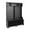 Black, variant on Pemberly Row Transitional Entryway Wood 60" Hall Tree with Shoe Cubbies in Black