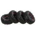thumbnail image 4 of 4-piece/set Rc Wheels Tires 1/10 Scale Off-road Tires For 1/10 Rc Crawler Car, 4 of 5