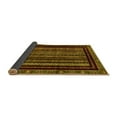 thumbnail image 2 of Ahgly Company Indoor Rectangle Abstract Yellow Modern Area Rugs, 7' x 10', 2 of 4