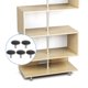 thumbnail image 4 of unbranded 5Ud Niveladores Ajustables Para Muebles En Hierro Y Nylon Con Base Para De Color Plateado, 4 of 5
