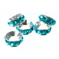 thumbnail image 3 of Spacers with Rhinestones - Customize Your Next Project with Assorted Rhinestone Color Options - Choose from 5, 10, and 20 Pcs - 9mm Diameter, 3 of 4
