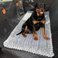 thumbnail image 2 of Topchances Dog Car Seat Cover for Back Seat, Non-Slip Pet Seat Cover for Cars, Trucks & SUVs, Durable Corduroy Car Seat Cover Protector (Light Gray), 2 of 9