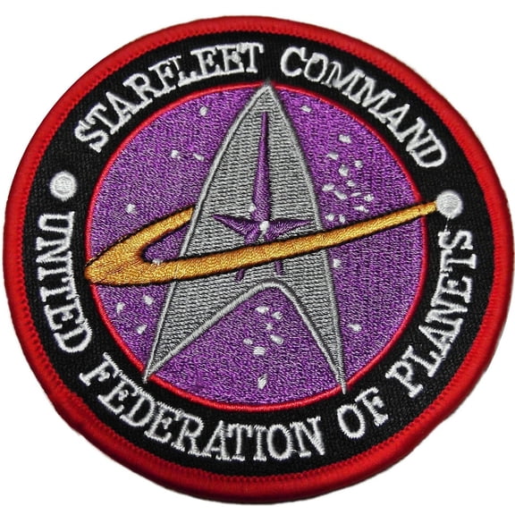 Star Trek The Next Generation Starfleet Command 3 3/4" UFP Patch