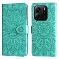 thumbnail image 1 of Funda tipo cartera GANGXUN para Xiaomi Redmi Note 14 4G , diseño girasol, cuero PU, soporte, cierre magnético, tarjetero, 1 of 5