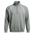 thumbnail image 5 of Handshe Men's Pullover Sweatshirt, Solid Color, Mock Neck Long Sleeve for Casual Wear and Daily Use, 5 of 5